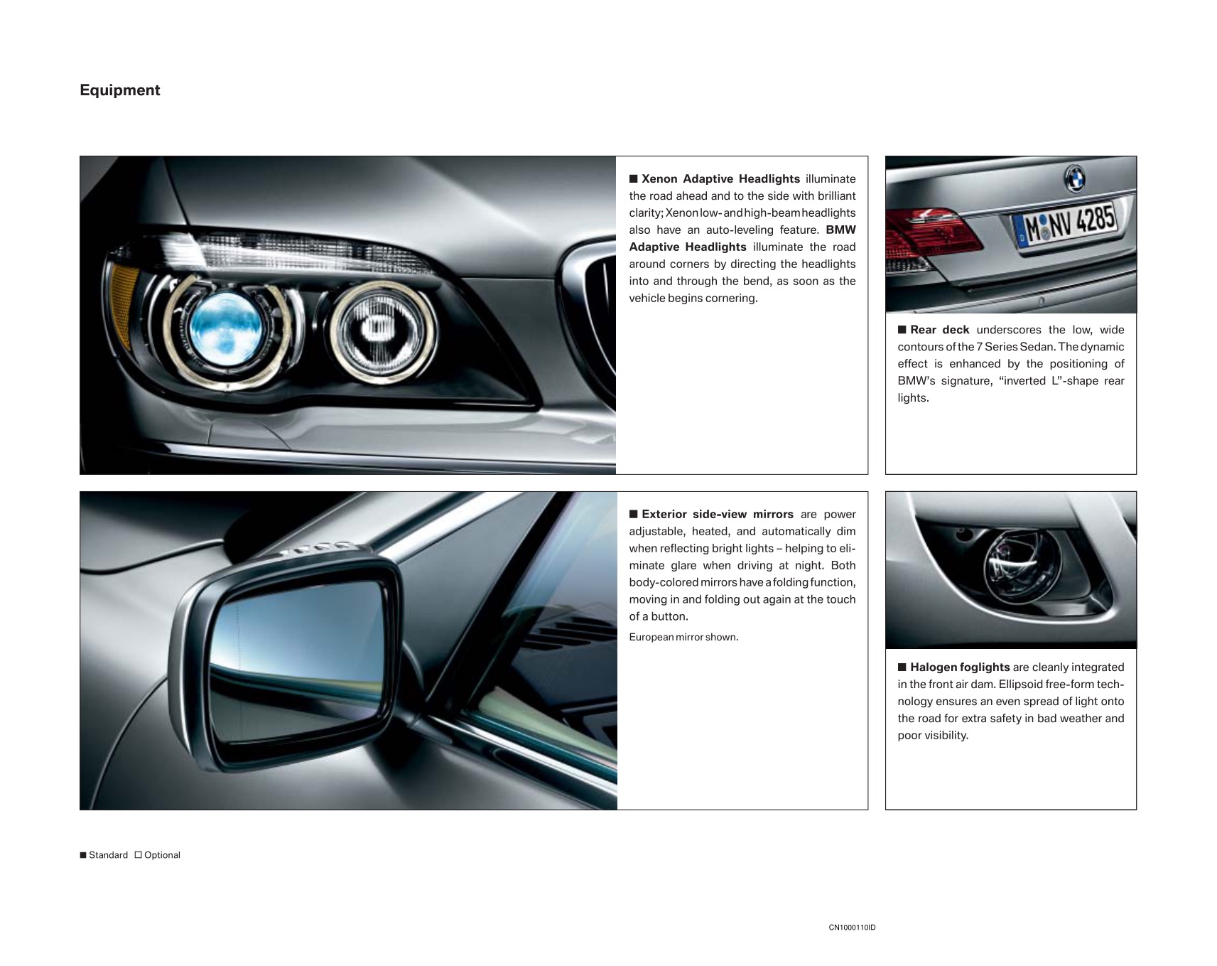2007 BMW 7-Series Brochure Page 12
